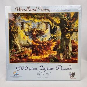 New Sealed‎ SunsOut "Woodland Fairy" Art by Ruth Sanderson 1500 Pc Puzzle #76322
